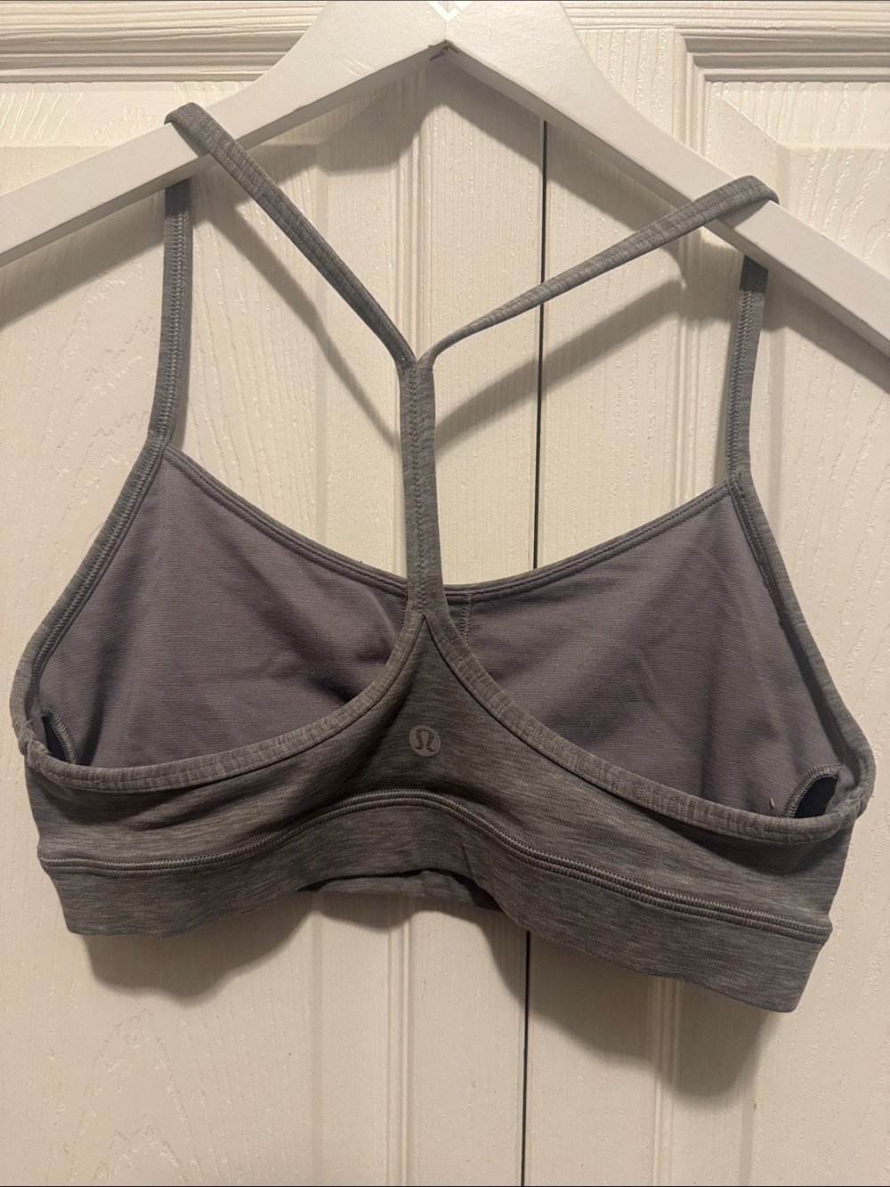 lululemon athletica Gray Strappy Lightweight Sports Bra